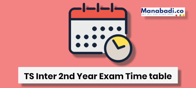 TS Inter 2nd Year Exam Time Table 2021